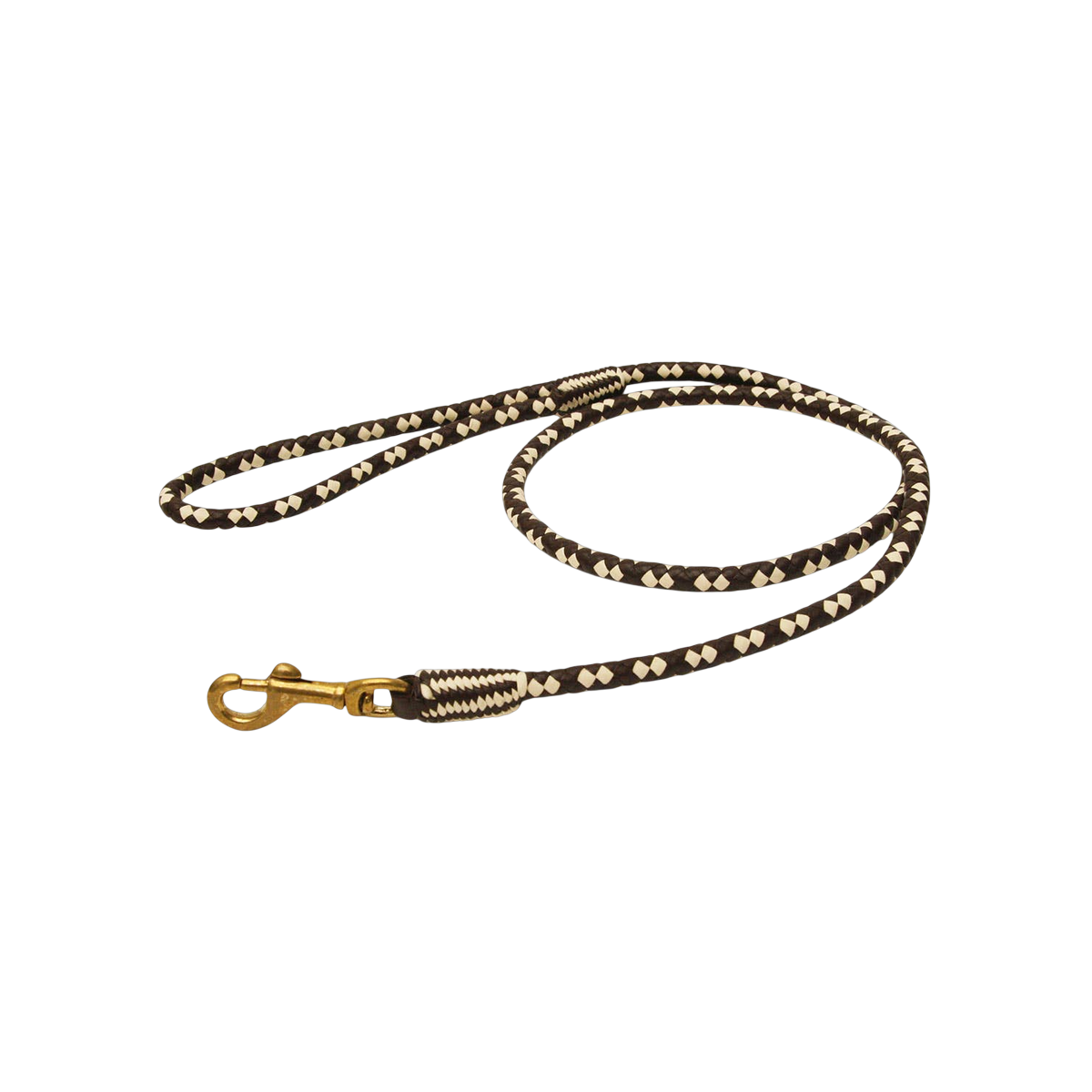 Braided Leather Snap Leads