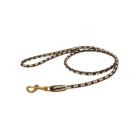 Braided Leather Snap Leads