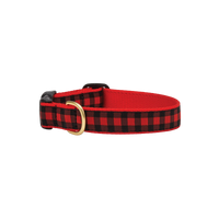 Buffalo Check Dog Collar