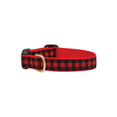 Buffalo Check Dog Collar