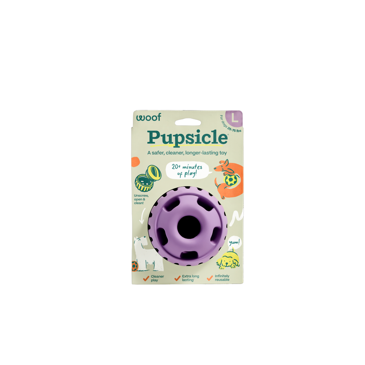 Woof | The Pupsicle | Lavender