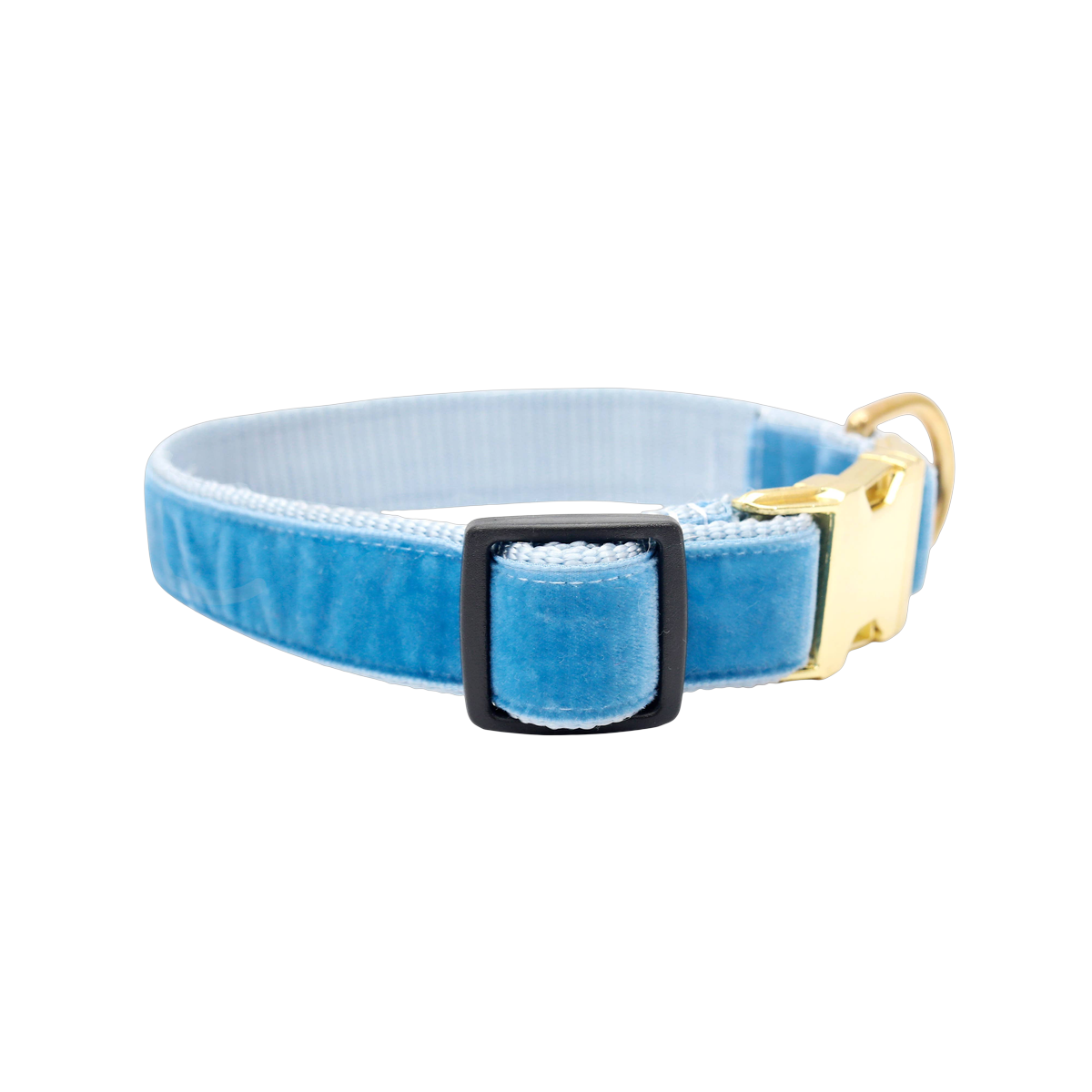Mimi Green | Williams Blue Velvet Collar & Leash
