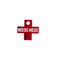 Needs Meds Collar Tag