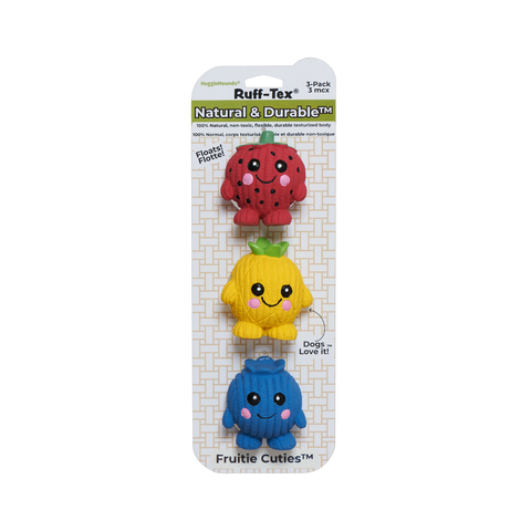 Fruitie Cuties Foodies Ruff-Tex, 3 pack