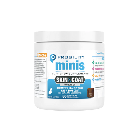 Nootie | Progility | Mini Skin & Coat Soft Chew 60ct