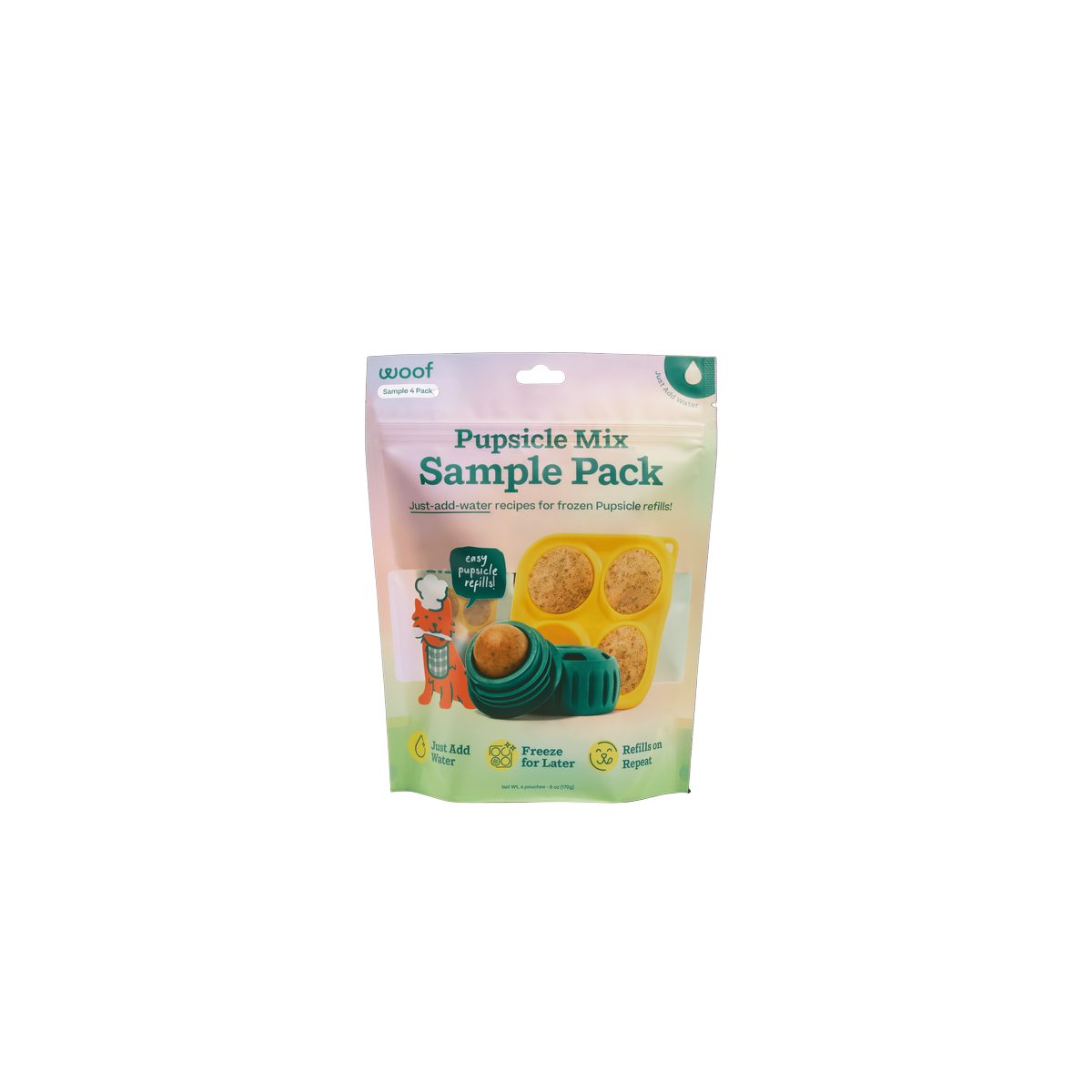 Woof | Pupsicle Mix | 4 Pack Sampler