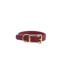 Mimi Green | Collar & Leash | Wine
