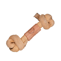 Huggle-Hide® | Natural Leather Knotted Bone