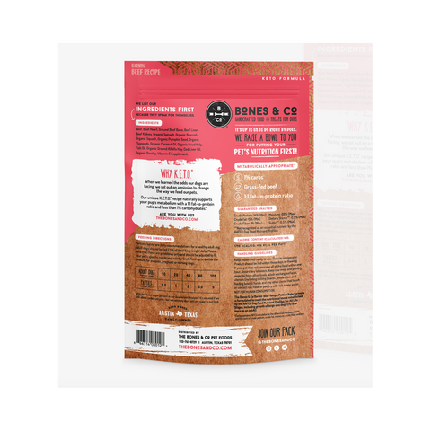 Bones & Co | Beef Cube 18lb (Frozen)