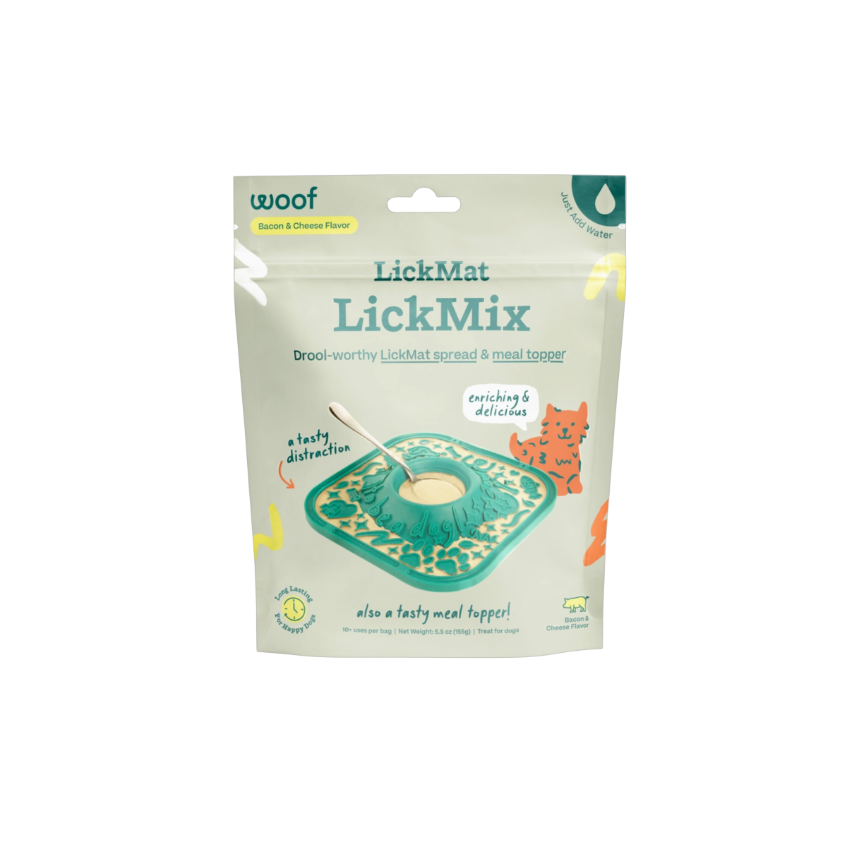 Woof | Lickmix | Bacon & Cheese