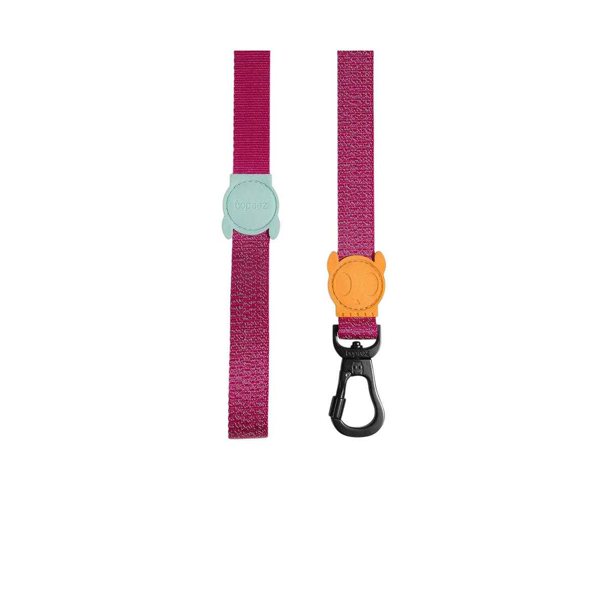 Zee.Dog NOX Sidus dog leash displayed against a clean background highlighting its reflective design.