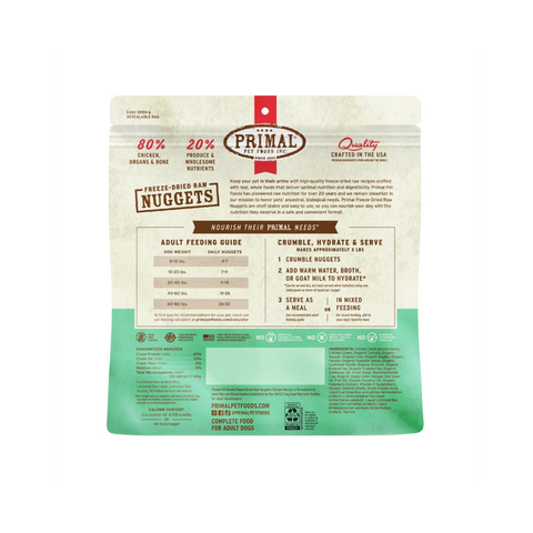 Primal | Freeze-Dried | Chicken Nuggets