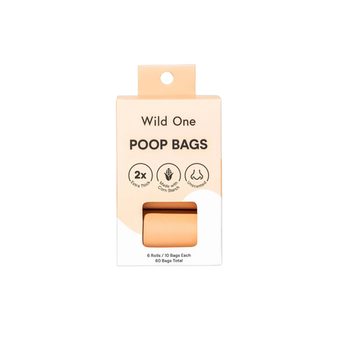 Wild One | Eco Friendly Poop Bags | 6 Rolls