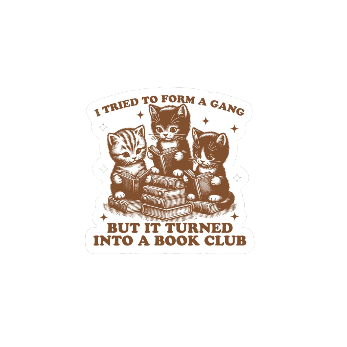 Sticker | Cat Book Club