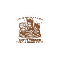 Sticker | Cat Book Club