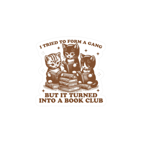 Sticker | Cat Book Club