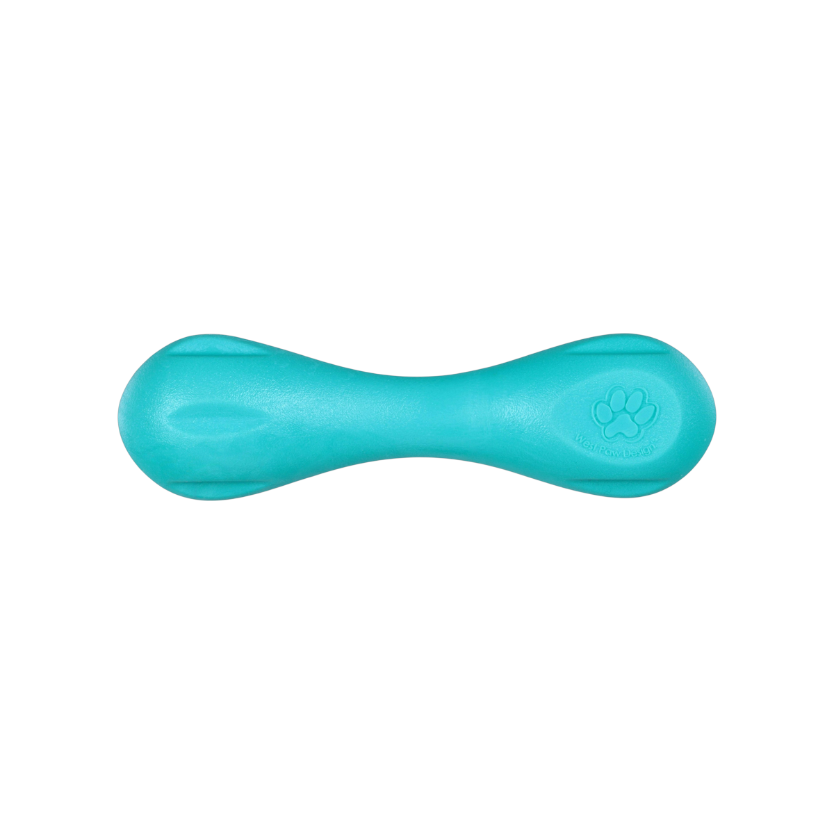 West Paw Hurley dog chew toy in teal, shown as a standalone product shot.