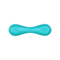 West Paw Hurley dog chew toy in teal, shown as a standalone product shot.