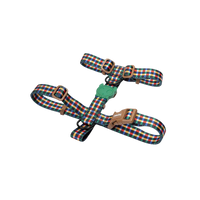 Zee.Dog H Harness in Travis colorway, a stylish walking harness shown in a primary product view.