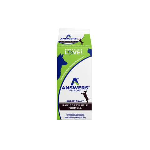 Answers | Raw Goat Milk 64oz