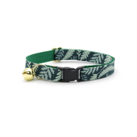 Made By Cleo - "Eden" - Green Cat Collar