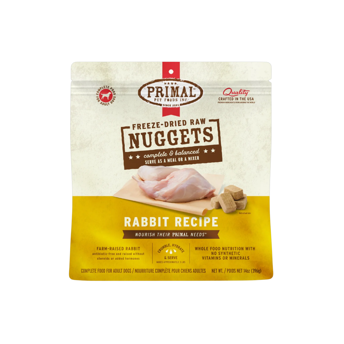 Primal | Freeze-Dried | Rabbit 14oz