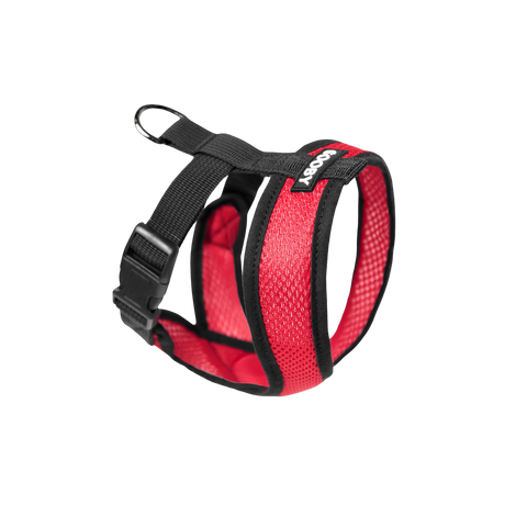 Gooby | Comfort-X Head-In Harness | Red