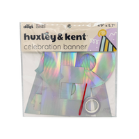 Let's Pawty Iridescent Celebration Banner