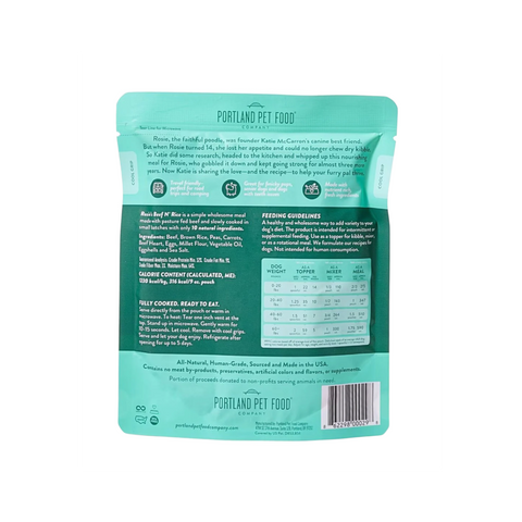 Portland Pet Food | Rosie's Beef & Rice