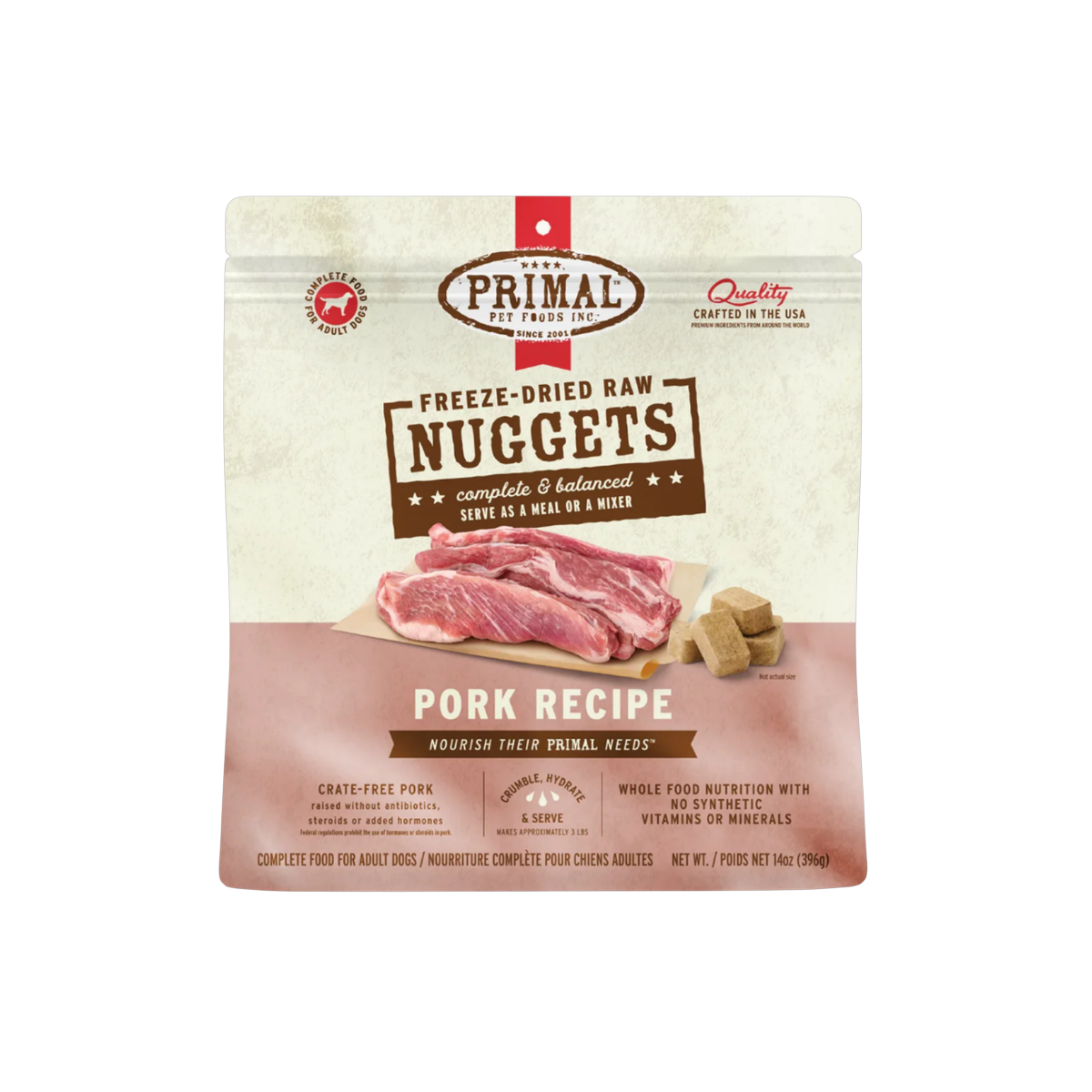 Primal | Freeze-Dried | Pork Nuggets