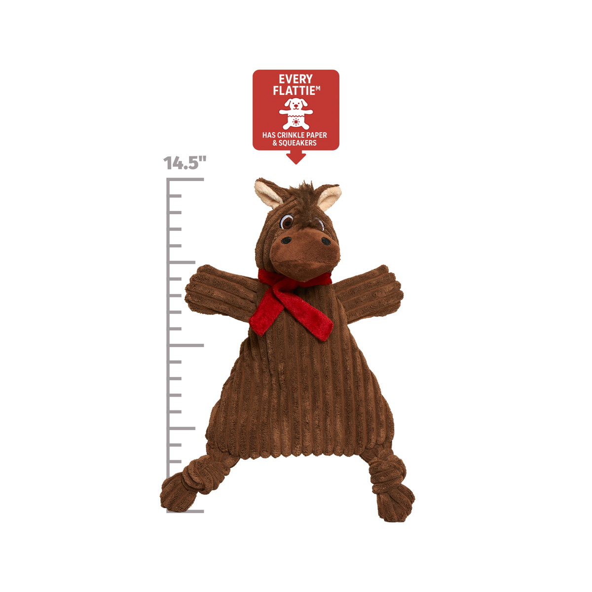 HuggleFlatties Barley Horse, Large