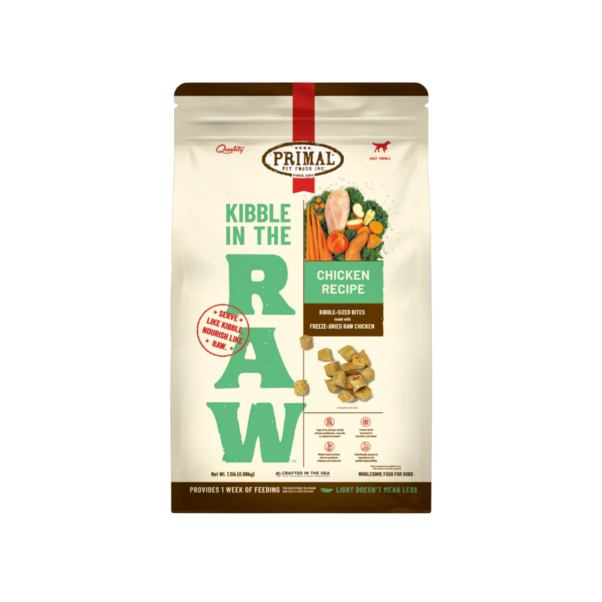 Primal Kibble in the Raw Chicken