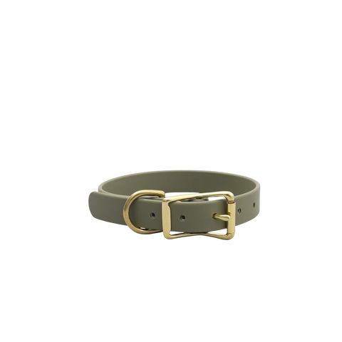 Mimi Green | Collar & Leash | Olive