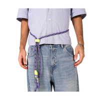 Close-up detail of the Zee.Dog Hands-Free Leash in Tokyo colorway showing hardware and strap texture.