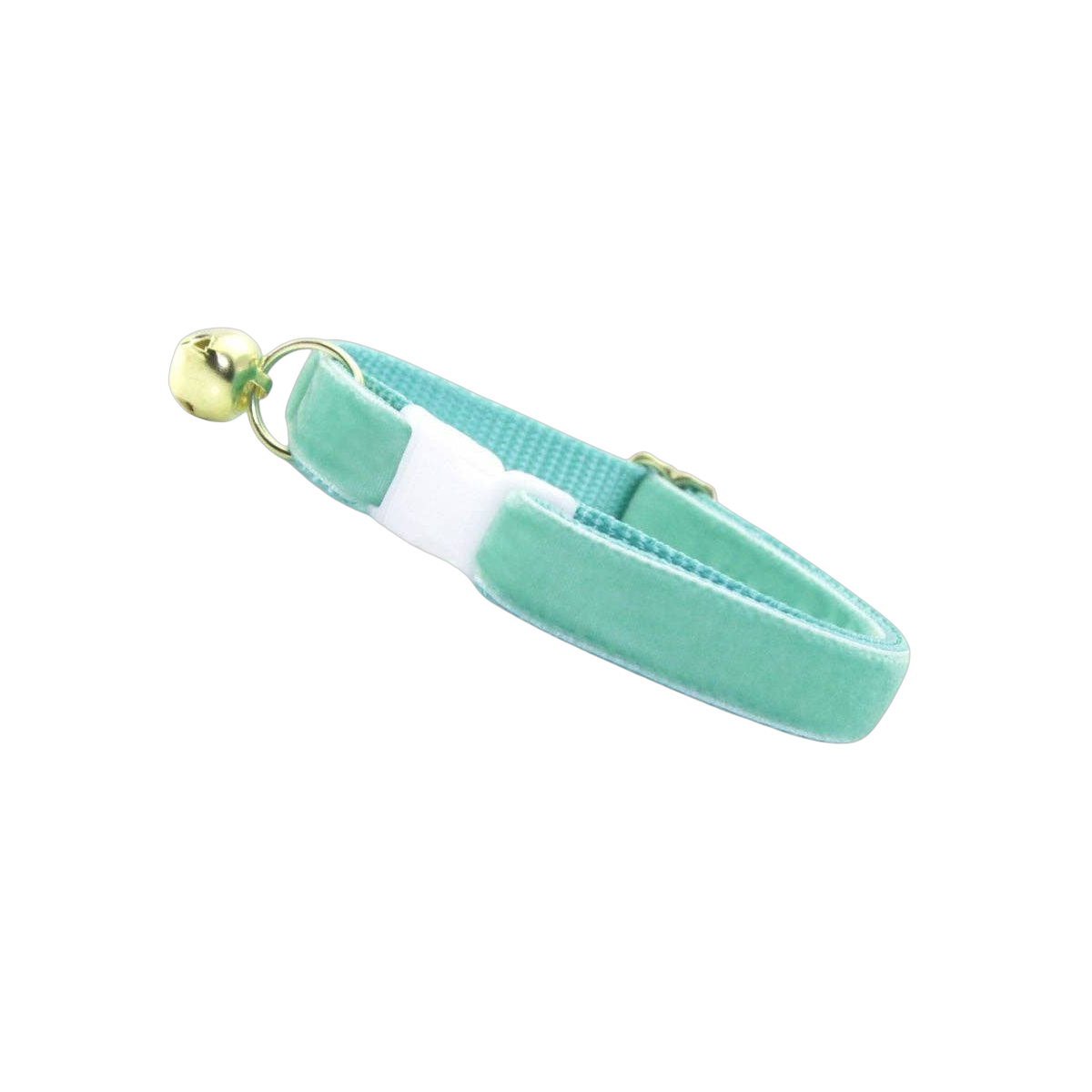 Made By Cleo - "Velvet - Mint" - Robin's Egg Cat Collar