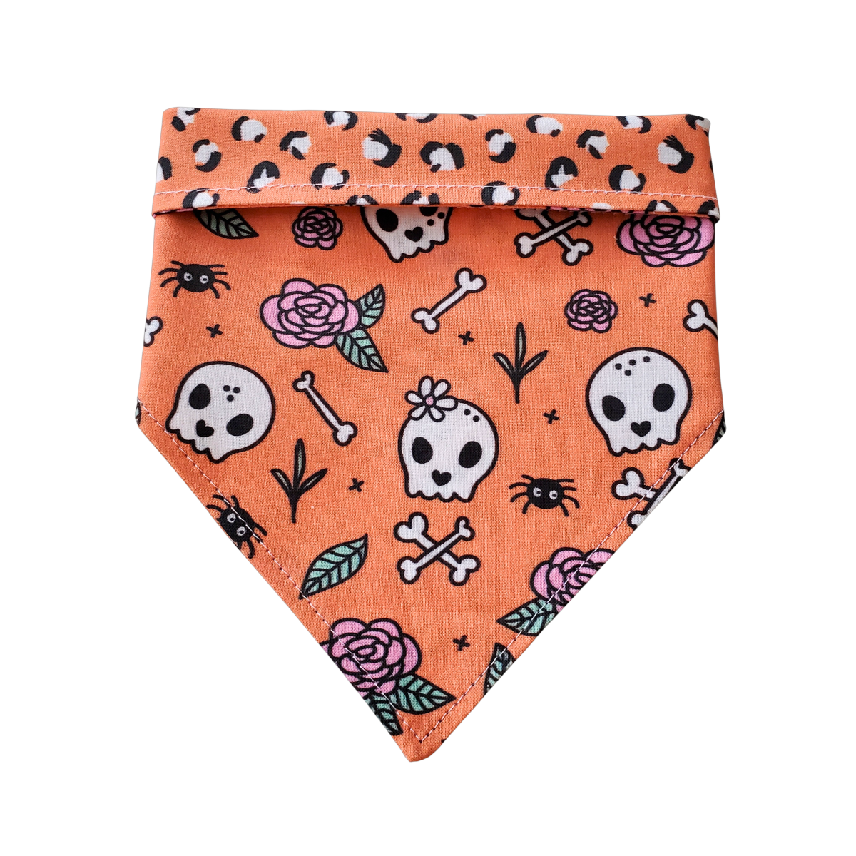 Skull & Roses Reversible Bandana