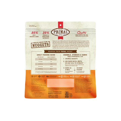Primal | Freeze-Dried | Beef Nuggets